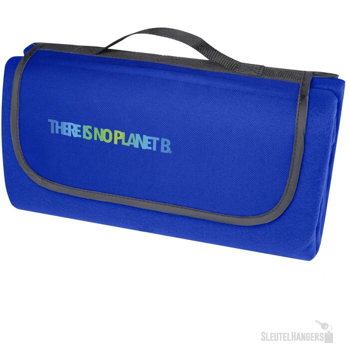 Salvie picknickdeken van gerecycled plastic Koningsblauw