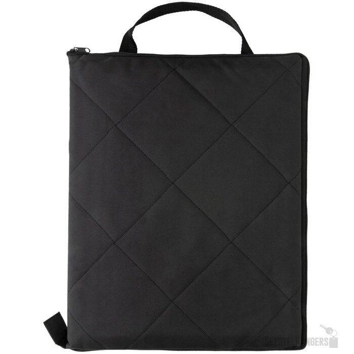 Impact Aware™ RPET opvouwbare gewatteerd picknickkleed zwart