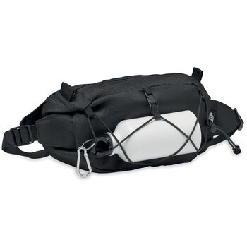 Heuptasje met elastisch koord Zwart