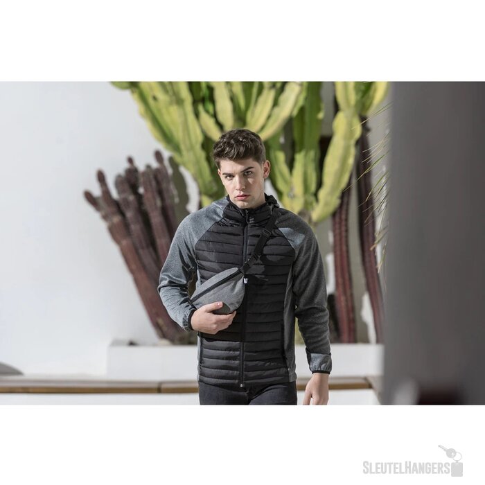 Gerecycled Pet Heuptasje Grijs