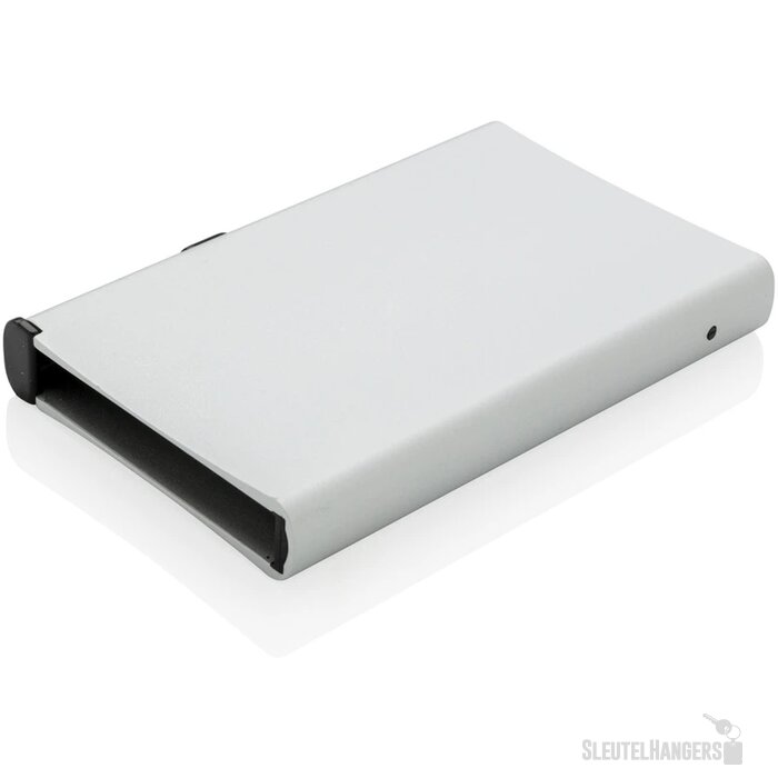 Standaard aluminum RFID kaarthouder zilver