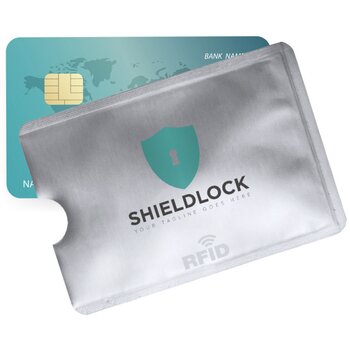 Aluminium Pashouder Voor 1 Pasje Zilver