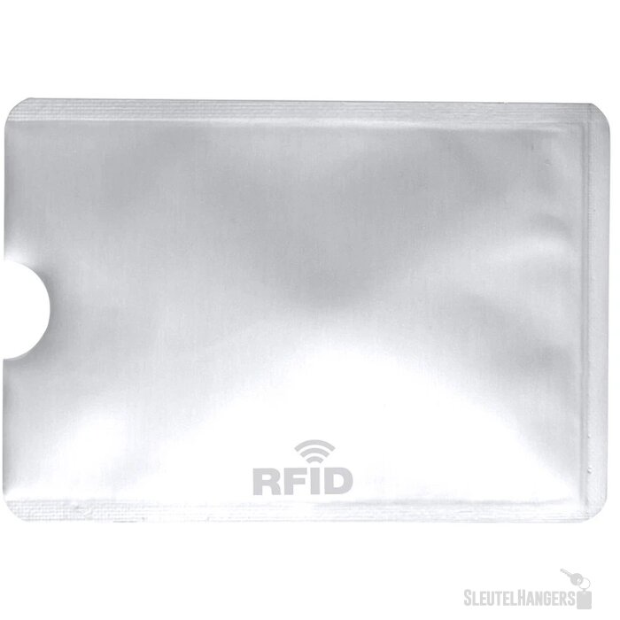 Aluminium Pashouder Voor 1 Pasje Wit