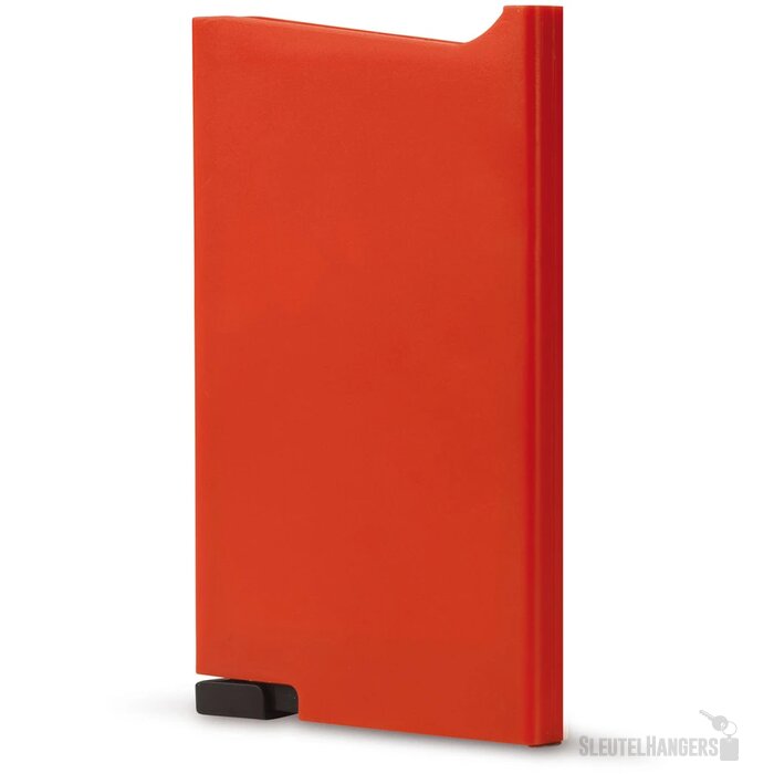 Kunststof pasjeshouder Rood