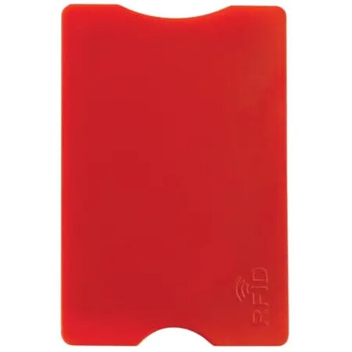 Hardcase kaarthouder voor 1 pas Rood