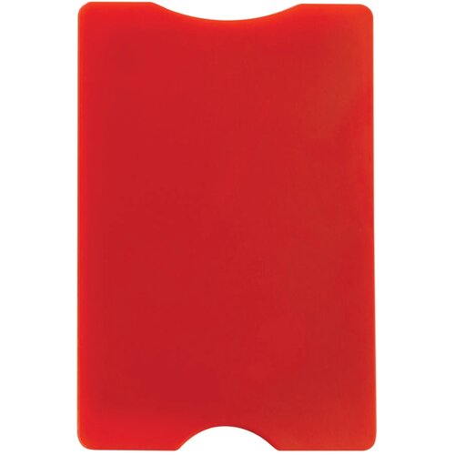Hardcase kaarthouder voor 1 pas Rood