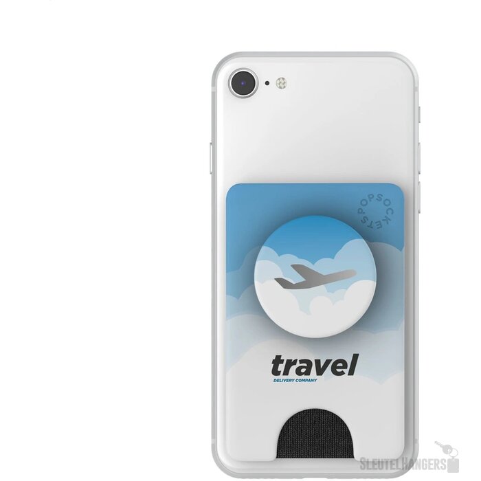 Popsockets® Met Pasjeshouder Wit