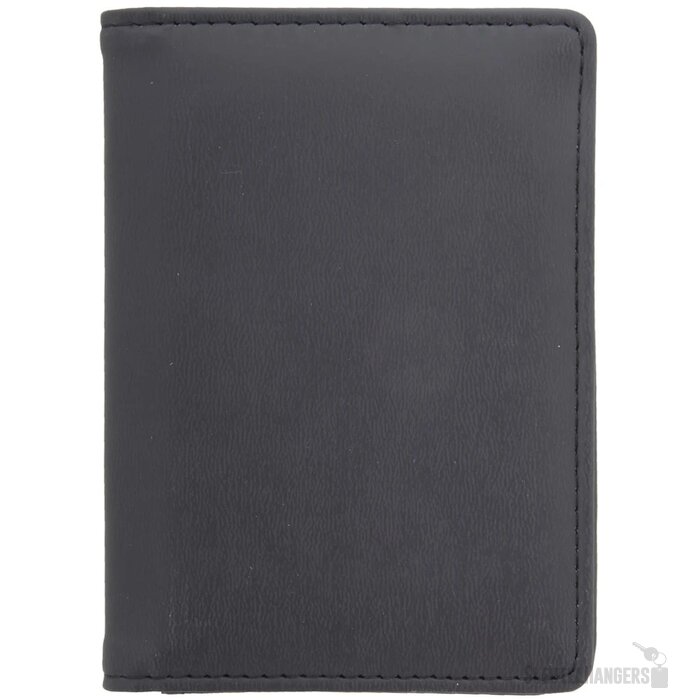 Leren Pasjeshouder Voor 8 Pasjes Zwart