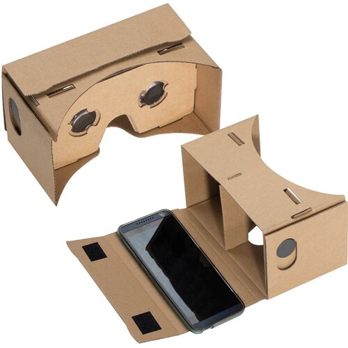 Kartonnen VR bril Bruin