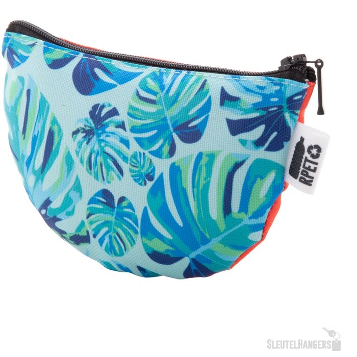 Halve Cirkel Portemonnee Met Rits Zwart