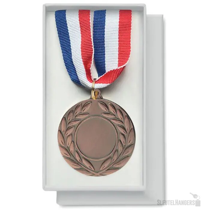 Medaille in doosje Bruin