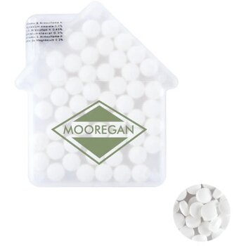 Huis mintdispenser Transparant