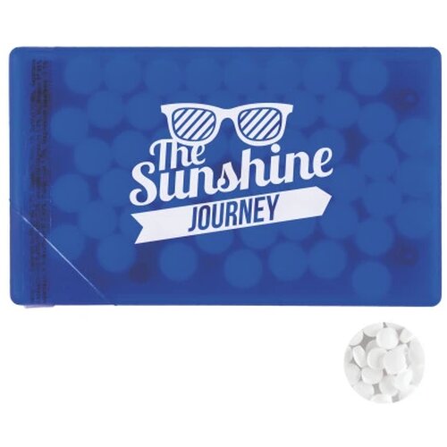 Creditcard mintdispenser Blauw