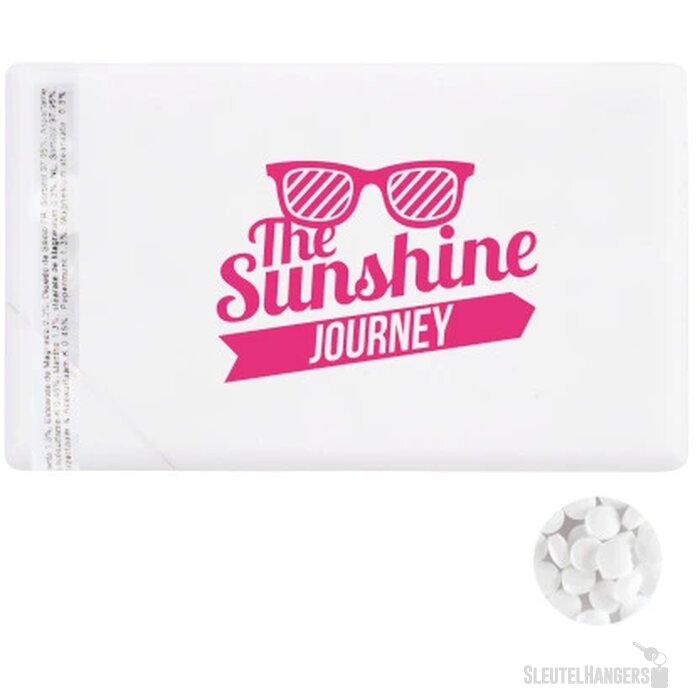 Creditcard mintdispenser Wit