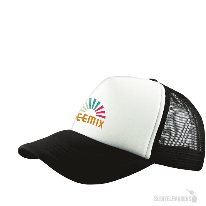 Trucker Pet Zwart/Wit