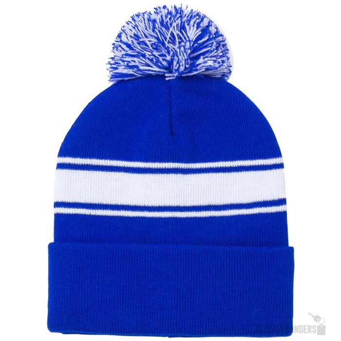 Muts Met Pompom Blauw