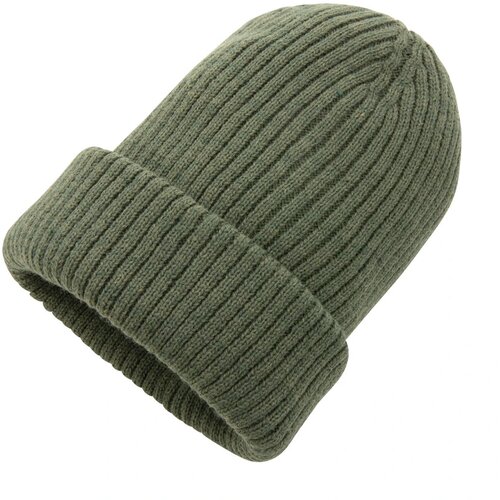 Impact AWARE™ Polylana® dubbel gebreide beanie groen