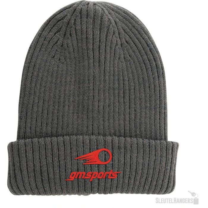 Impact AWARE™ Polylana® dubbel gebreide beanie antraciet