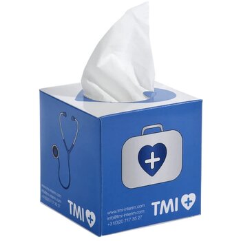 Vierkante Tissue Box Wit