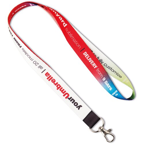Custom made lanyard