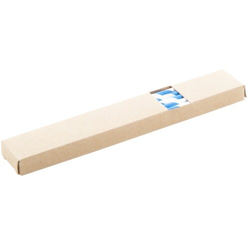 Doosje Met 10 Papieren Rietjes Blauw