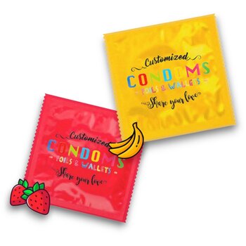 Condoom met smaak