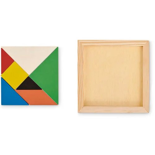 Tangram puzzel Bruin