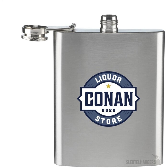 Rvs Heupfles In Kleur Zilver