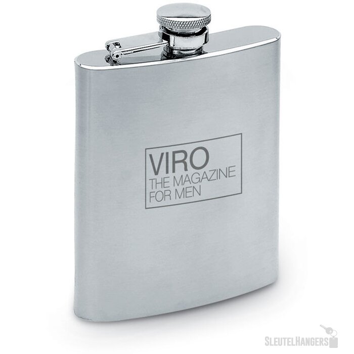 RVS heupfles Zilver
