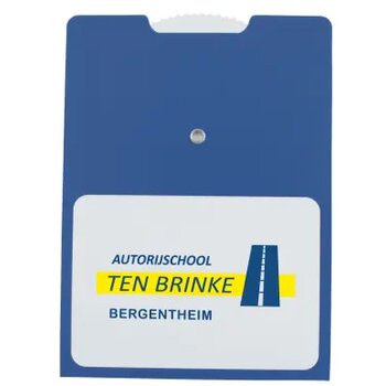 Kartonnen parkeerschijf Blauw Kartonnen parkeerschijf Blauw