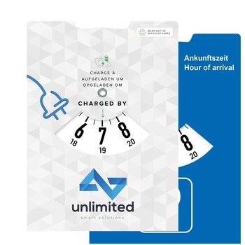 Parkeer- En Oplaadschijf Nederland Jouw Eigen Ontwerp