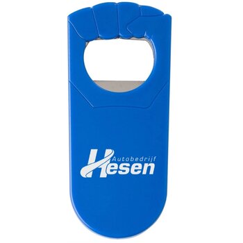 Flesopener met afsluitfunctie Blauw