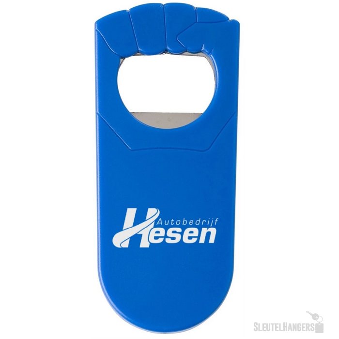 Flesopener met afsluitfunctie Blauw
