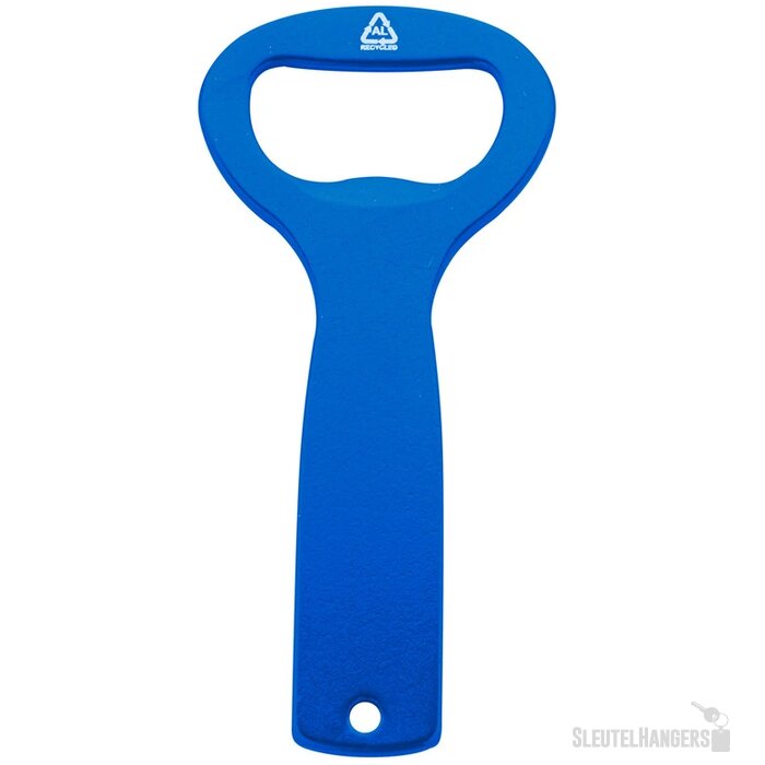 Gerecycled Aluminium Flesopener Blauw