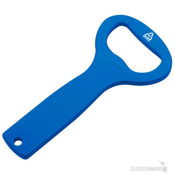Gerecycled Aluminium Flesopener Blauw