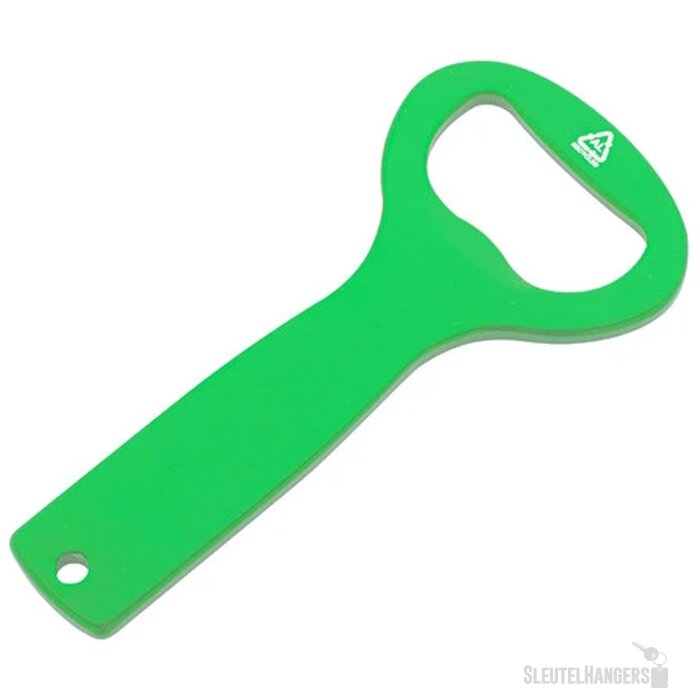 Gerecycled Aluminium Flesopener Groen