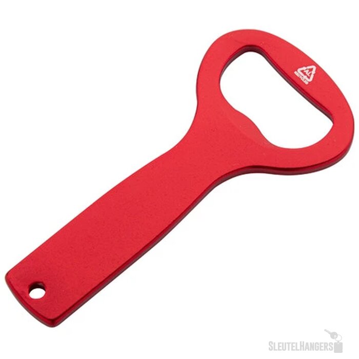 Gerecycled Aluminium Flesopener Rood