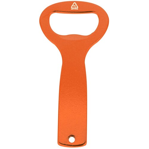 Gerecycled Aluminium Flesopener Oranje
