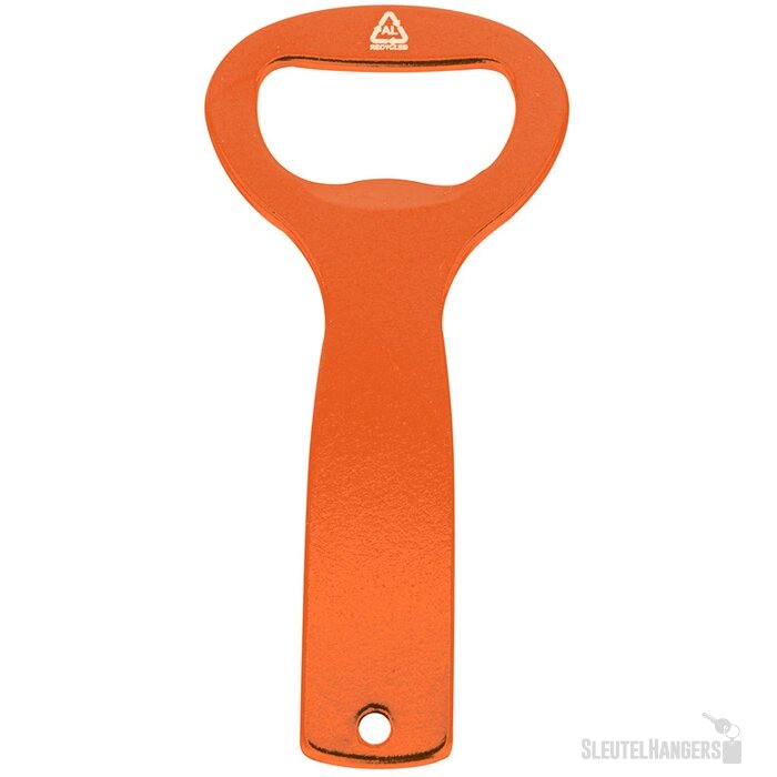 Gerecycled Aluminium Flesopener Oranje