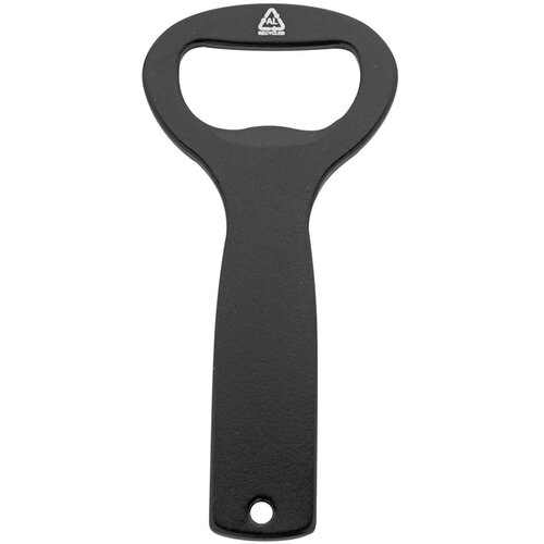 Gerecycled Aluminium Flesopener Zwart