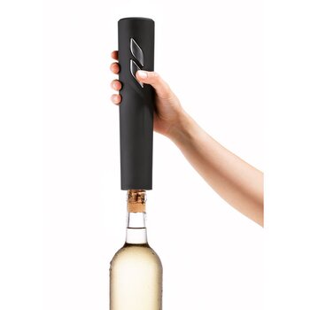 Elektrische flessenopener Zwart