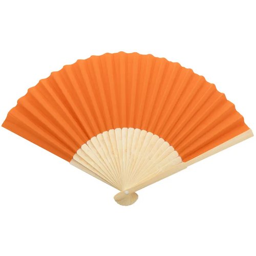 Bamboe Waaier Oranje