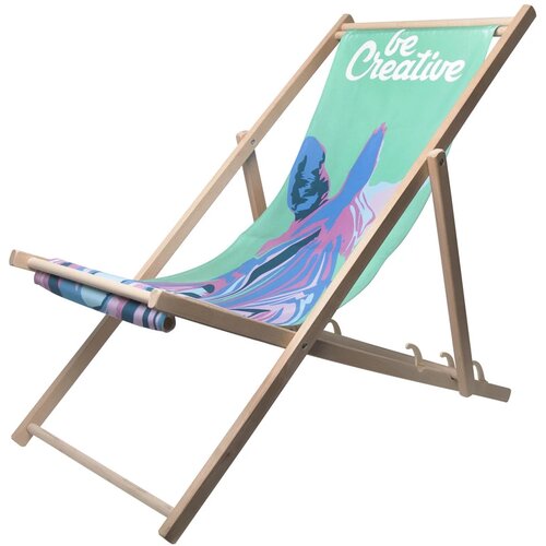 Houten Strandstoel Wit