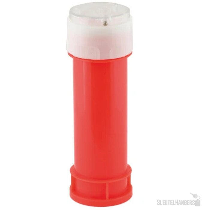 Bellenblaas met geduldspelletje Rood