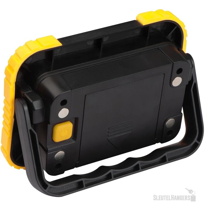 COB bouwlamp met handvat Geel