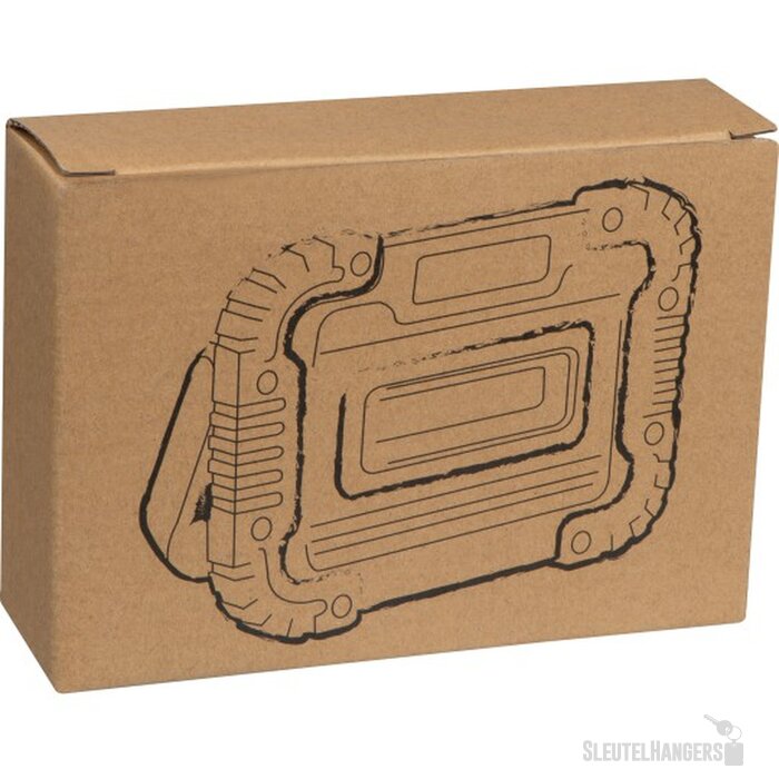 COB bouwlamp met handvat Geel