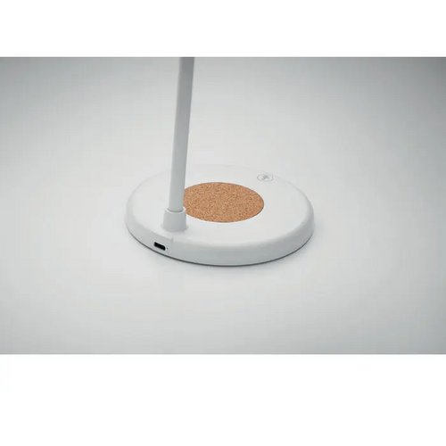 Lamp met oplader en speaker Wit