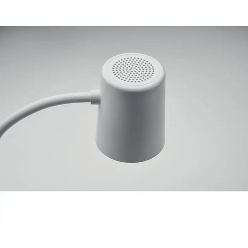 Lamp met oplader en speaker Wit