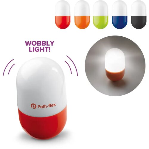 Wobbly light in ei-vorm