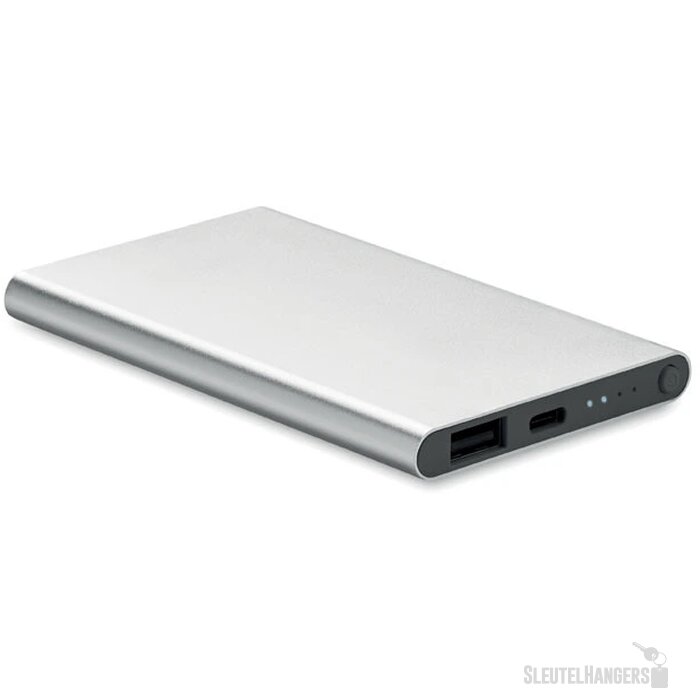 4000 mah power bank type c Powerflat c mat zilver